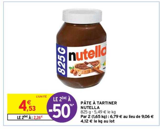 Pâte à Tartiner Nutella