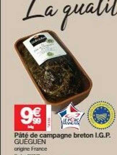 pâté de campagne breton i.g.p. guéguen