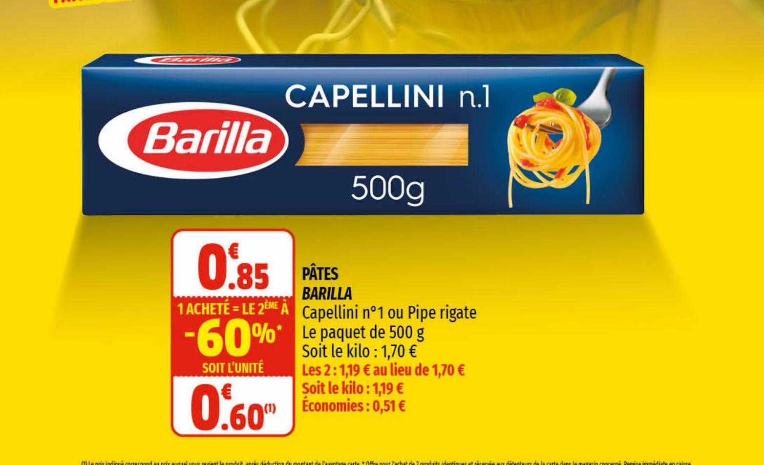 Pâtes Barilla