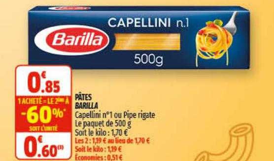 Pâtes Barilla
