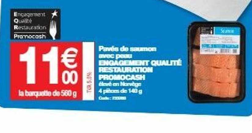 pavés de saumon avec peau engagement qualité restauration promocash