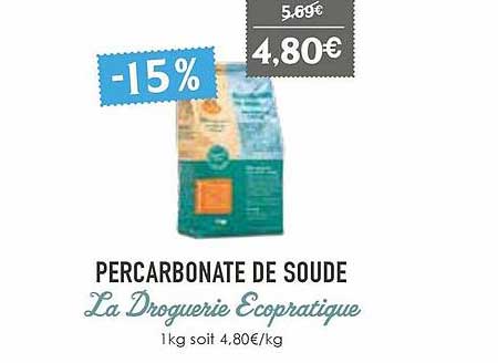 percarbonate de soude la droguerie ecopratique