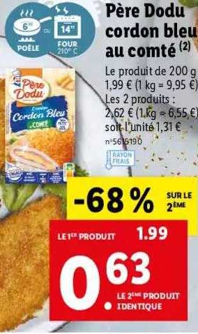 père dodu cordon bleu au comté