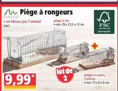 piège à rongeurs gardigo