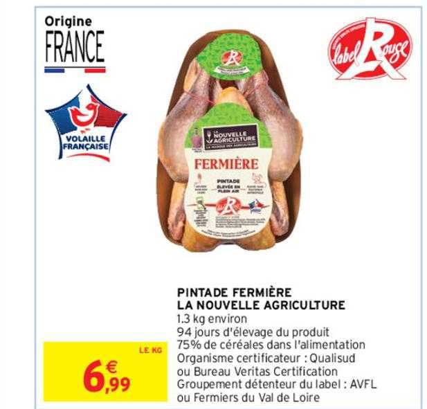 pintade fermière la nouvelle agriculture