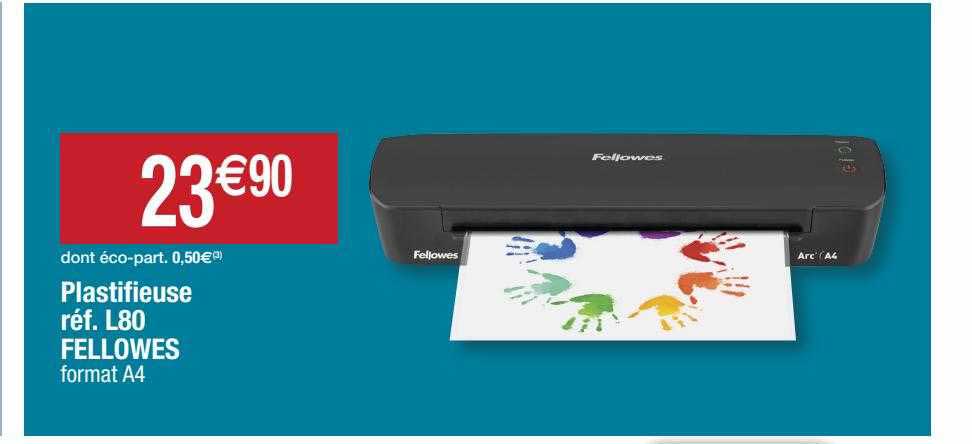 plastifieuse réf. l80 fellowes