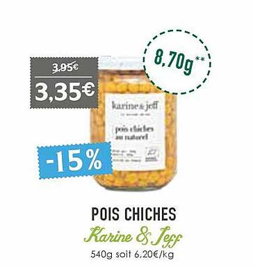 pois chiches karine & jeff