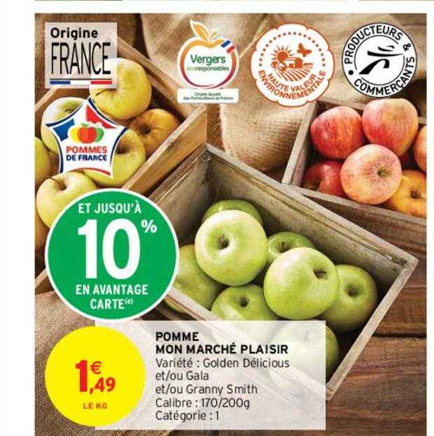 pomme mon marché plaisir