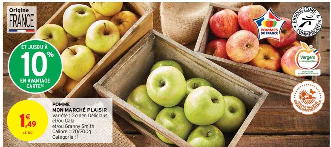 pomme mon marché plaisir