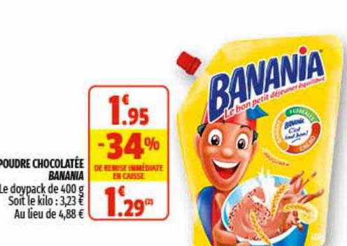 poudre chocolatée banania