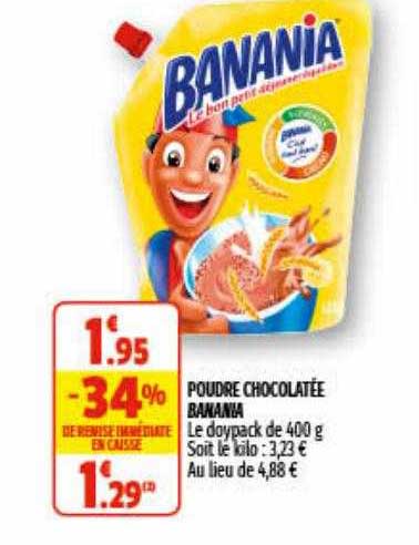 poudre chocolatée banania
