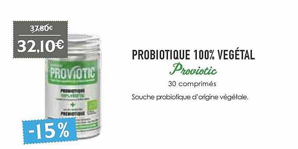 Probiotique 100% Végétal Proviotic