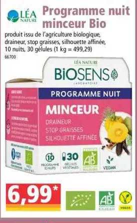 programme nuit minceur bio léa nature