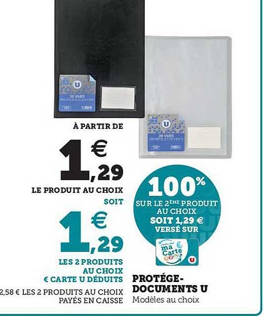 protège-documents u
