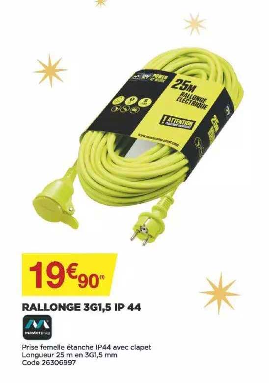 rallonge 3g1,5 ip 44