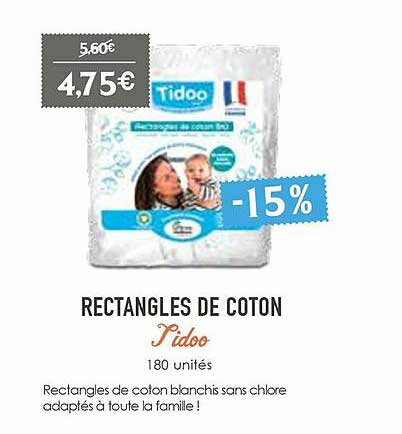 Rectangles De Coton Tidoo