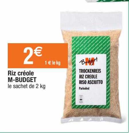riz créole m-budget