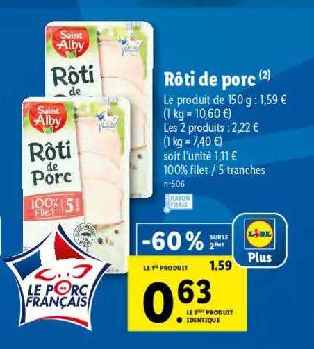 rôti de porc saint alby