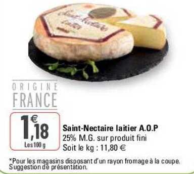 saint-nectaire laitier a.o.p.