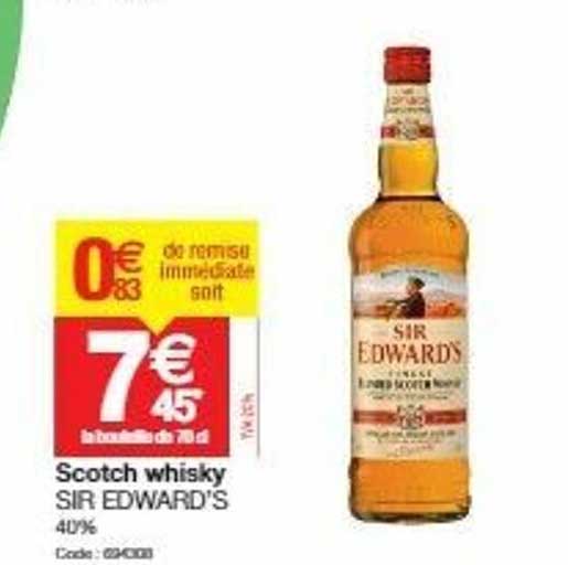 scotch whisky sir edward's