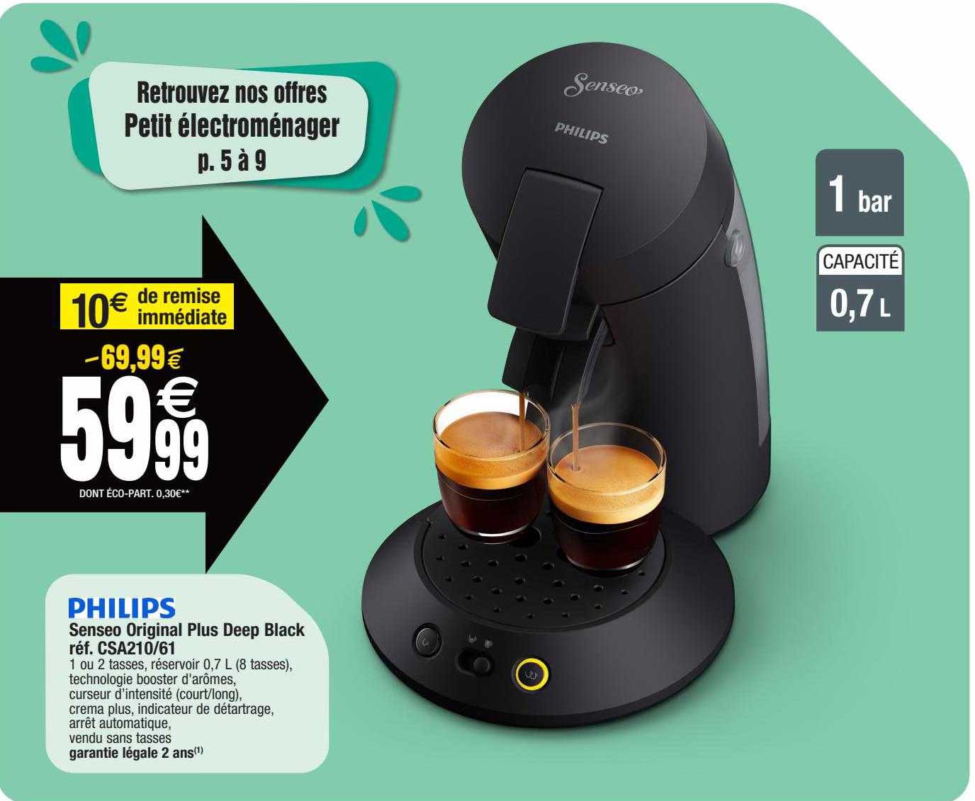 senseo original plus deep black philips