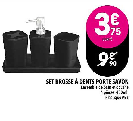 Set Brosse à Dents Porte Savon