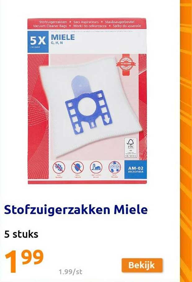 Stofzuigerzakken Miele