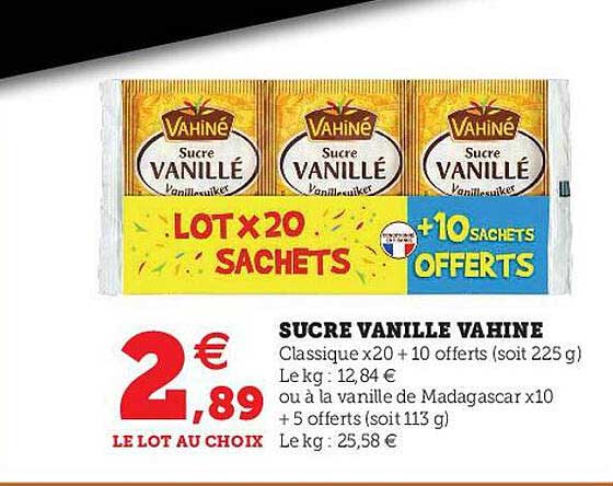 Sucre Vanillé Vahiné