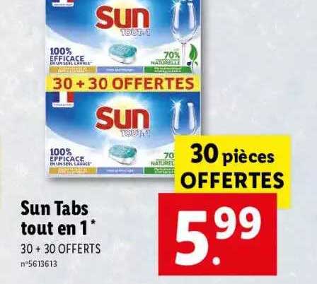 Sun Tabs Tout En 1