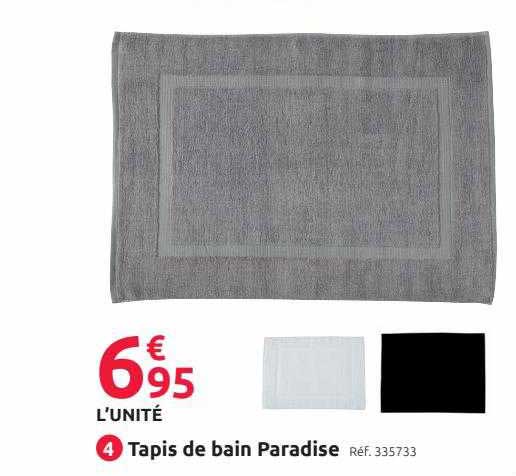 tapis de bain paradise