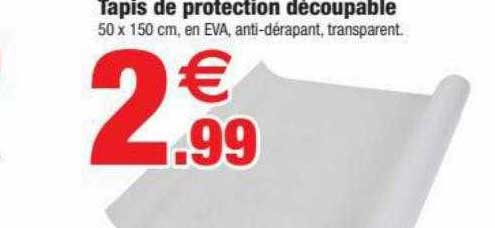 tapis de protection découpable