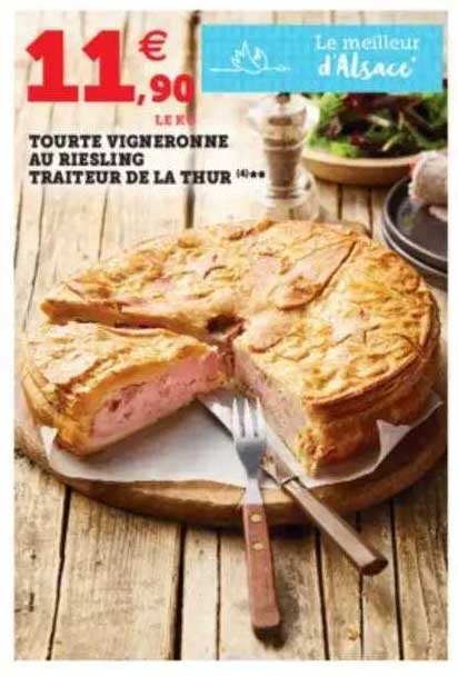 Tourte Vigneronne Au Riesling Traiteur De La Thur **