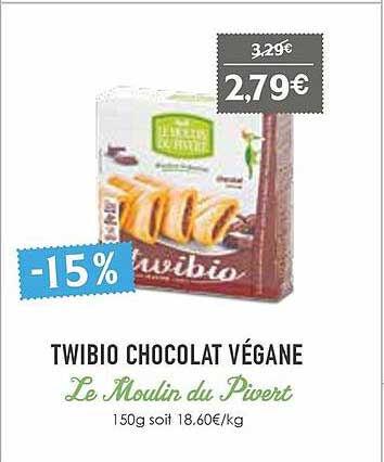 twibio chocolat végane le moulin du pivert