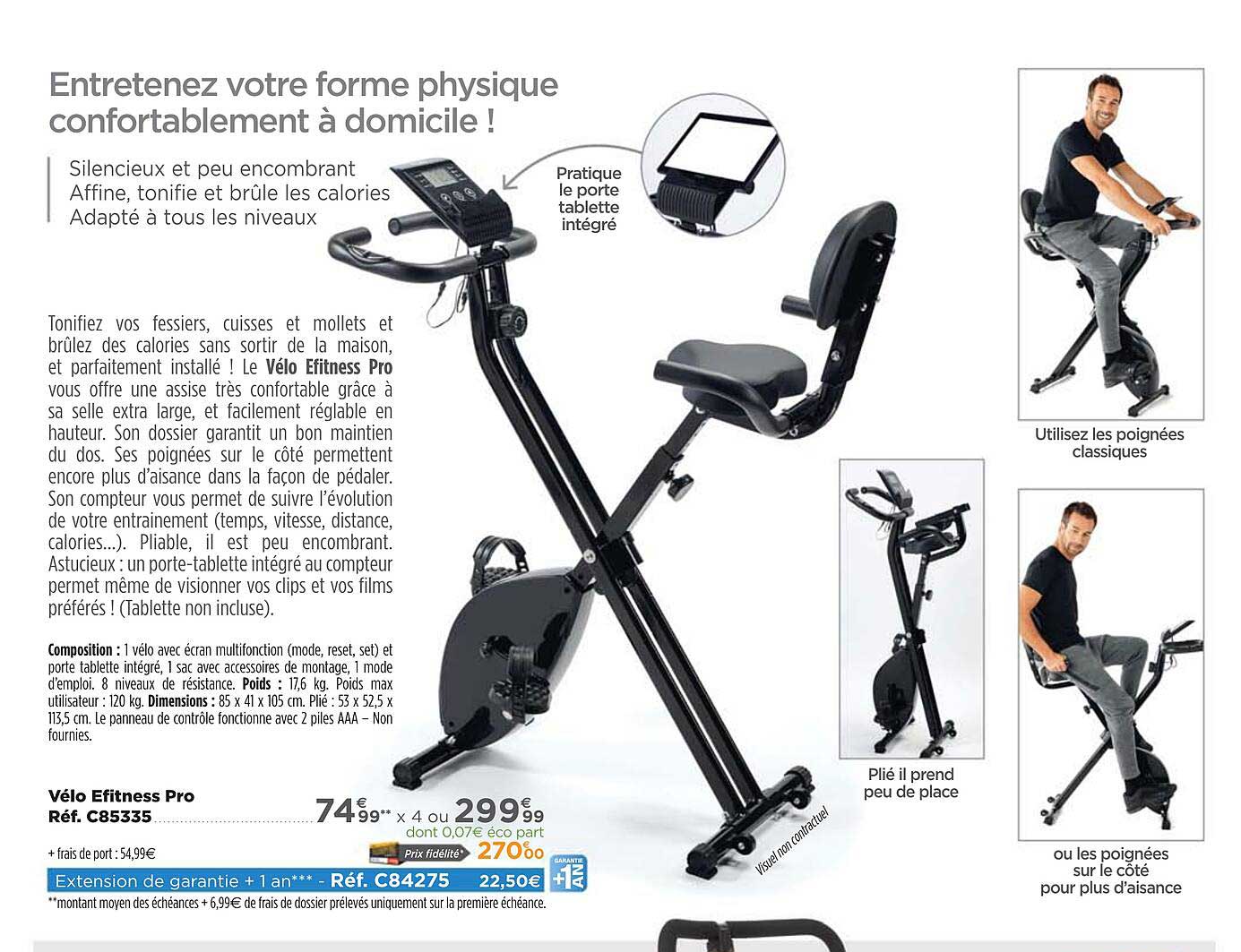 Vélo Efitness Pro