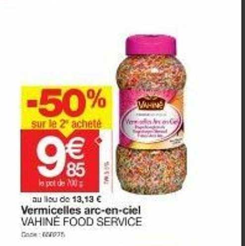vermicelles arc-en-ciel vahiné food service