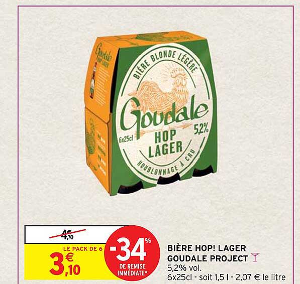 bière hop! lager goudale project