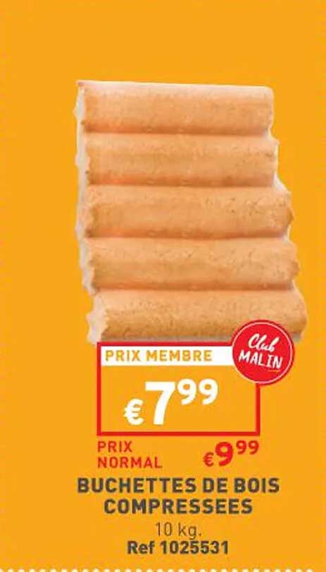 Bûchettes De Bois Compressées