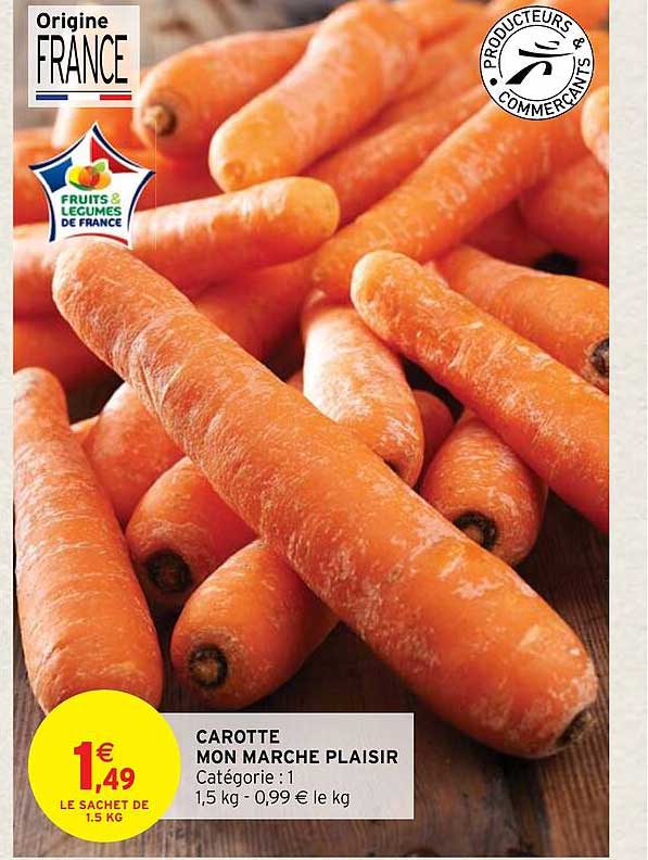carotte mon marché plaisir