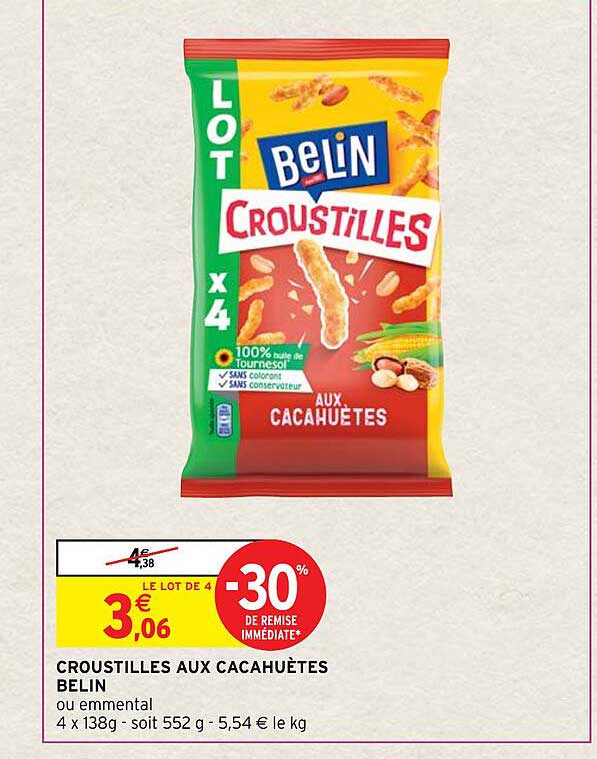Croustilles Aux Cacahuètes Belin