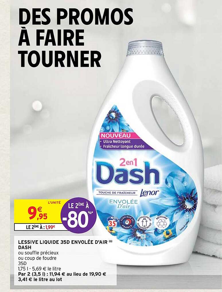 lessive liquide 35d envolée d'air dash
