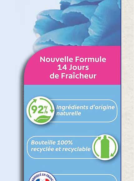 nouvelle formule 14 jours de fraîcheur