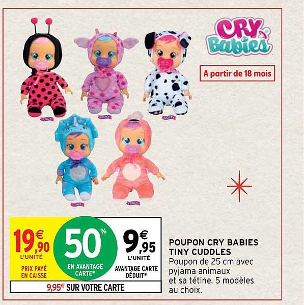poupon cry babies tiny cuddles