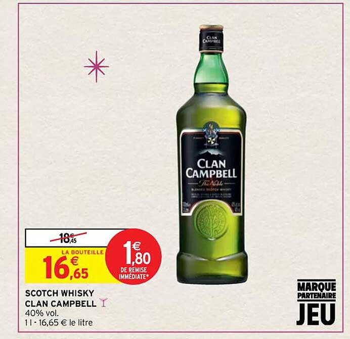 scotch whisky clan campbell