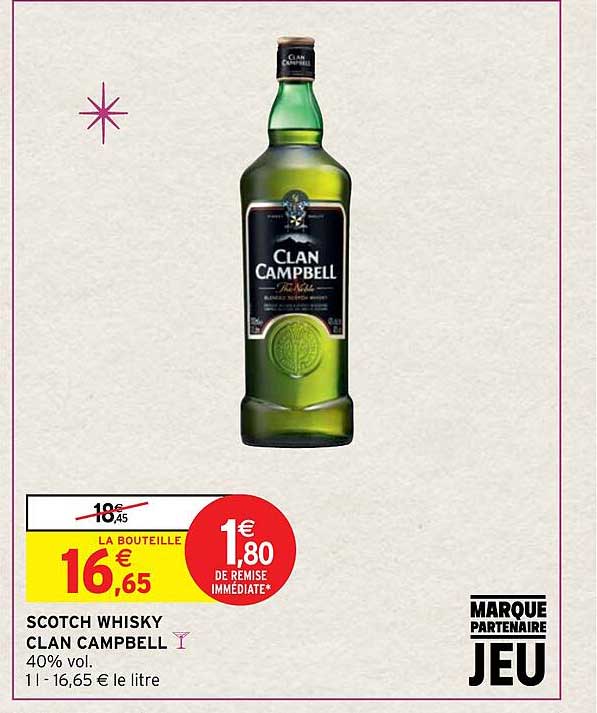 scotch whisky clan campbell