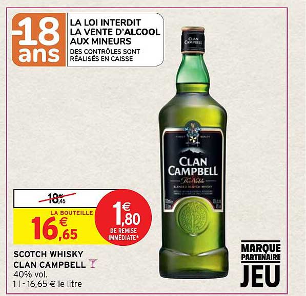 scotch whisky clan campbell