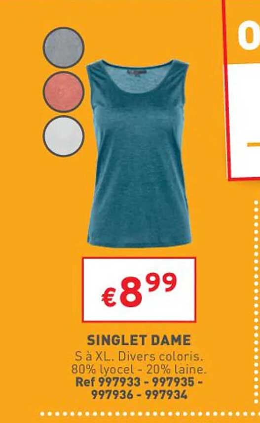 singlet dame