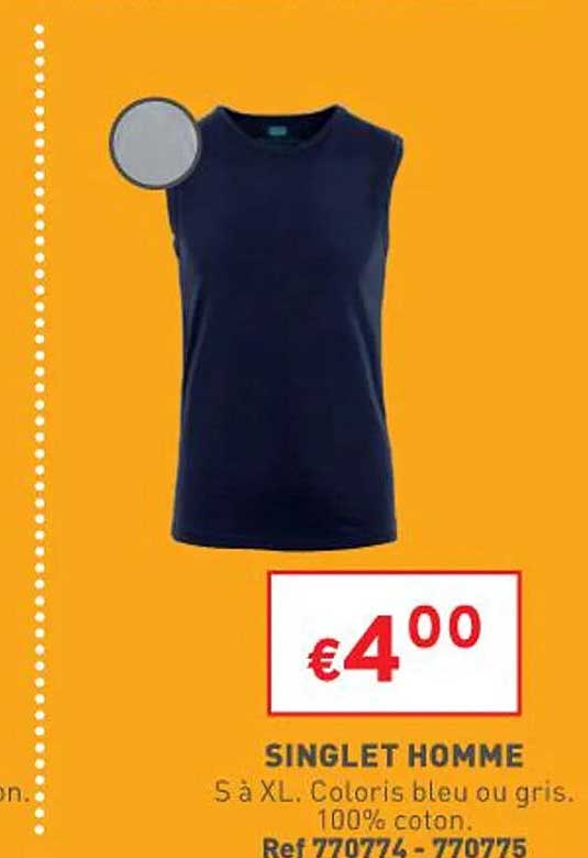 singlet homme