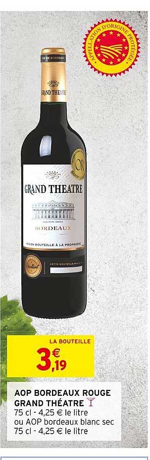 aop bordeaux rouge grand théatre