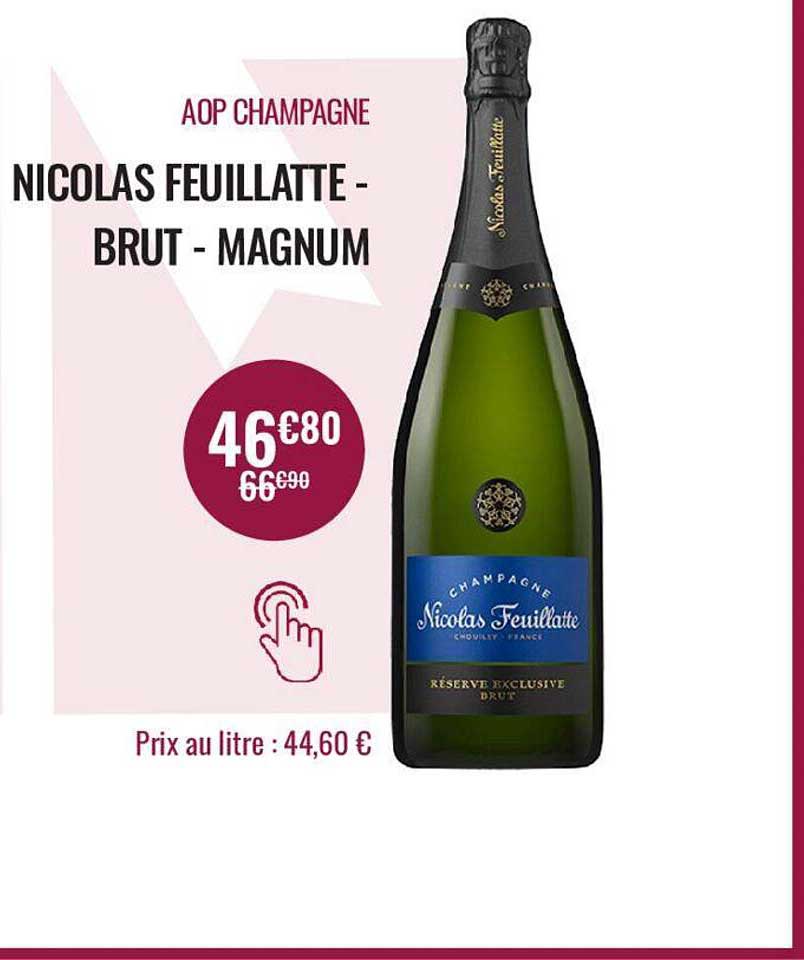 aop champagne nicolas feuillatte - brut - magnum