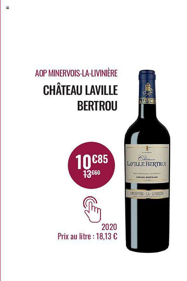 aop minervois-la-livinière château laville bertrou 2020
